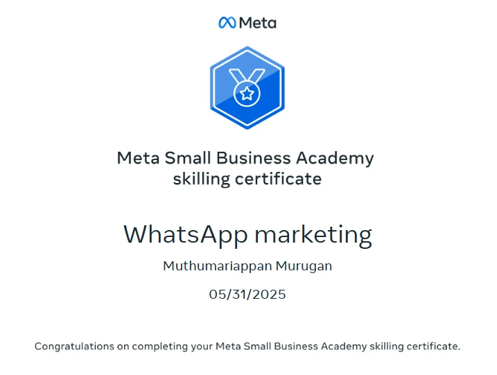 META Certified Marketing Specialist